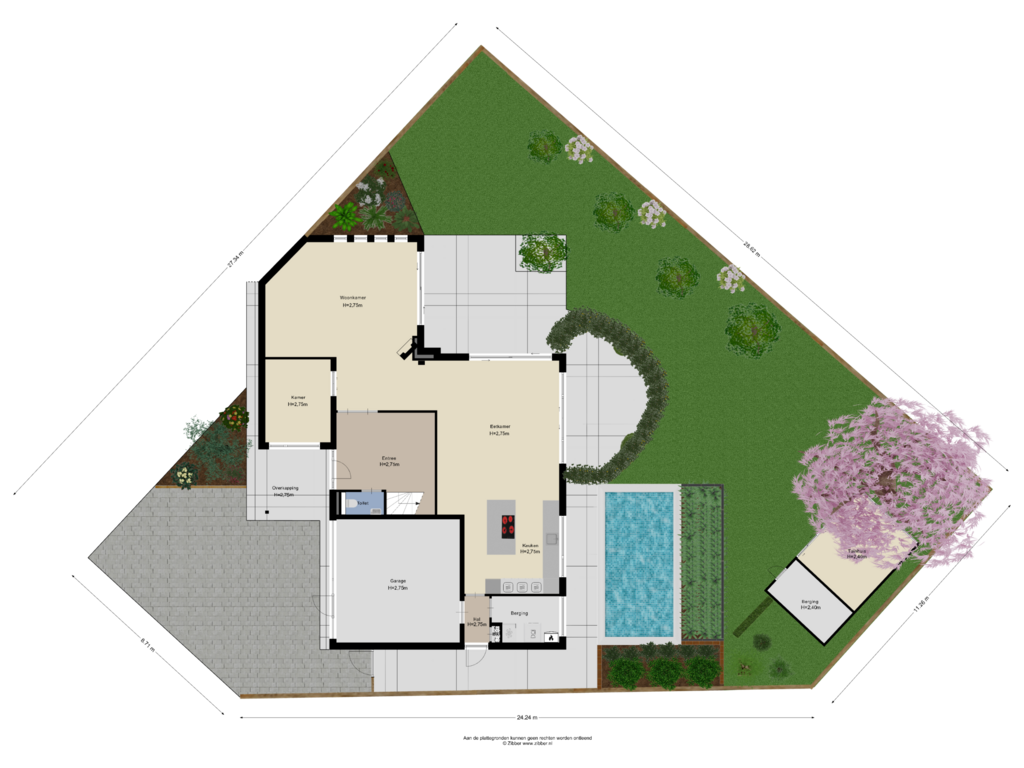 Bekijk plattegrond van Begane Grond_Tuin van Schouw 20