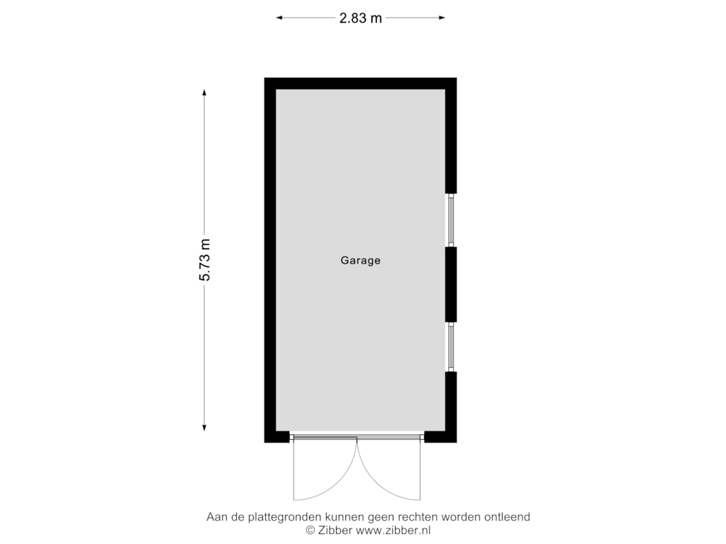 Bekijk plattegrond van Garage van Kochstraat 9