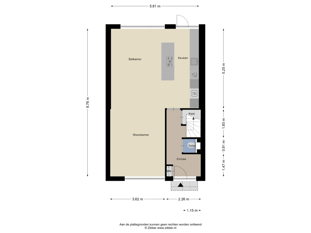 Bekijk plattegrond van Begane grond van Schakenbosdreef 34