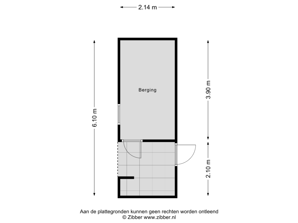 Bekijk plattegrond van Berging van Schakenbosdreef 34