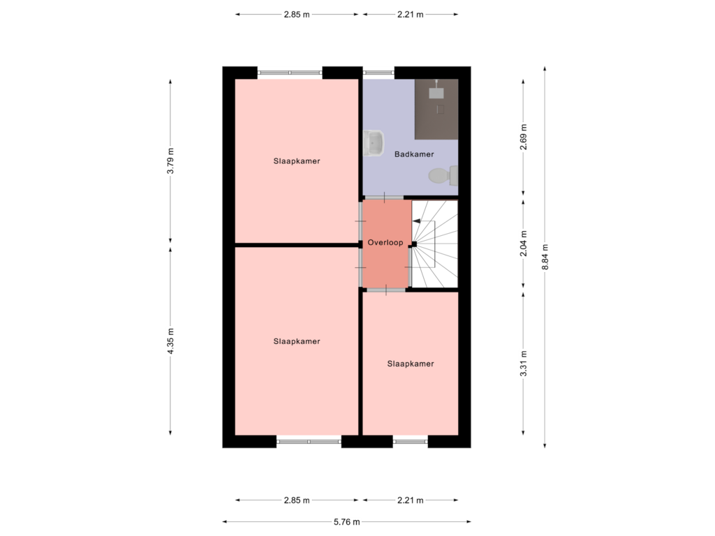 View floorplan of Floor 1 of Breemakkergaard 34