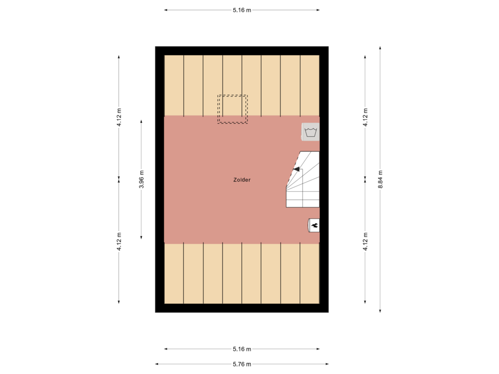 View floorplan of Floor 2 of Breemakkergaard 34