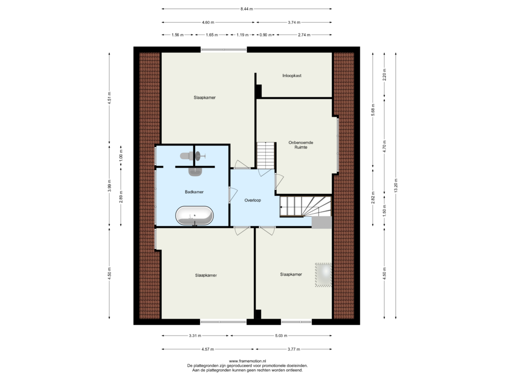 View floorplan of Verdieping 1 of Osdorperweg 536