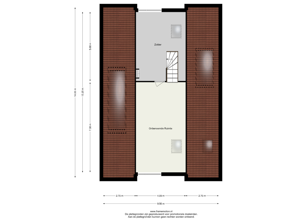 View floorplan of Verdieping 2 of Osdorperweg 536