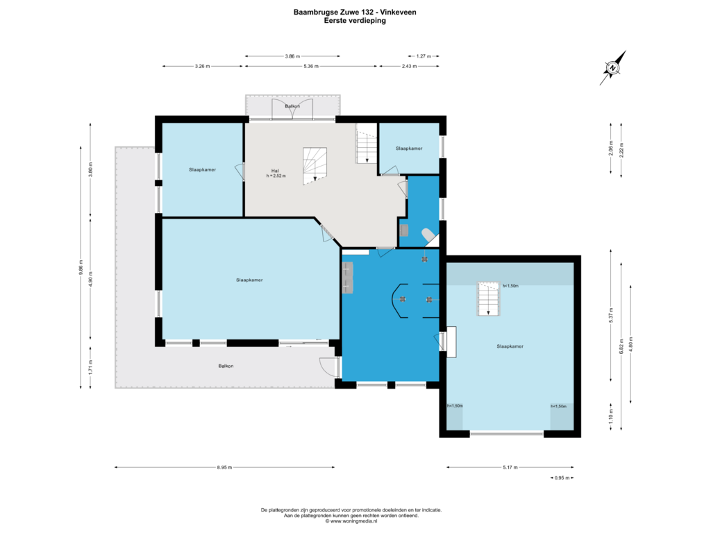 Bekijk plattegrond van 1e_verd van Baambrugse Zuwe 132