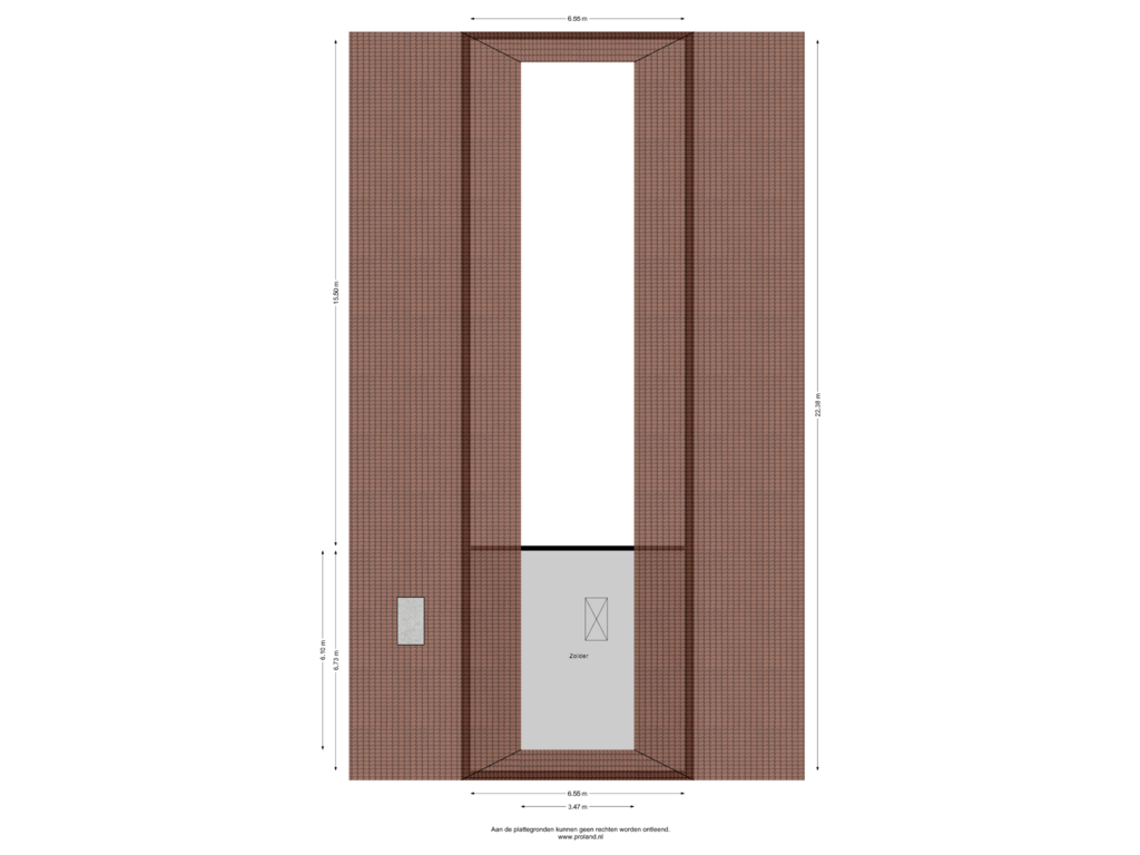 Bekijk plattegrond van 2e Verdieping van Hoofdstraat 26