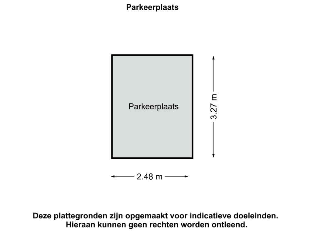 Bekijk plattegrond van Parkeerplaats van Westvest 73