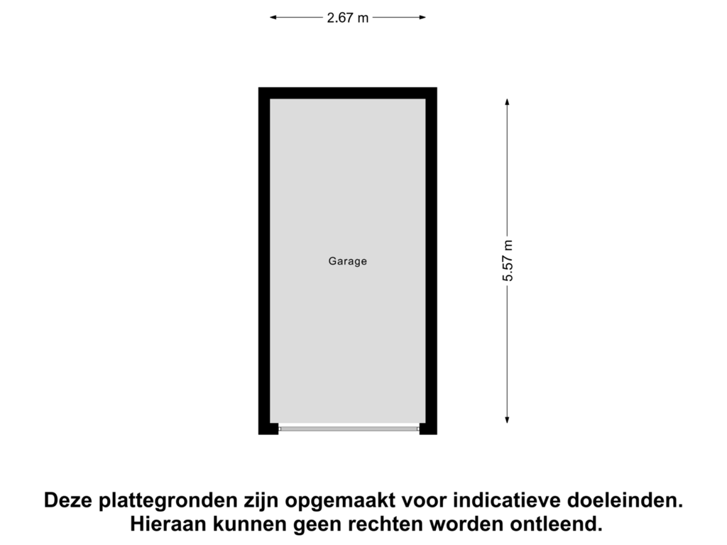 Bekijk plattegrond van Garage van Winselerhof 48