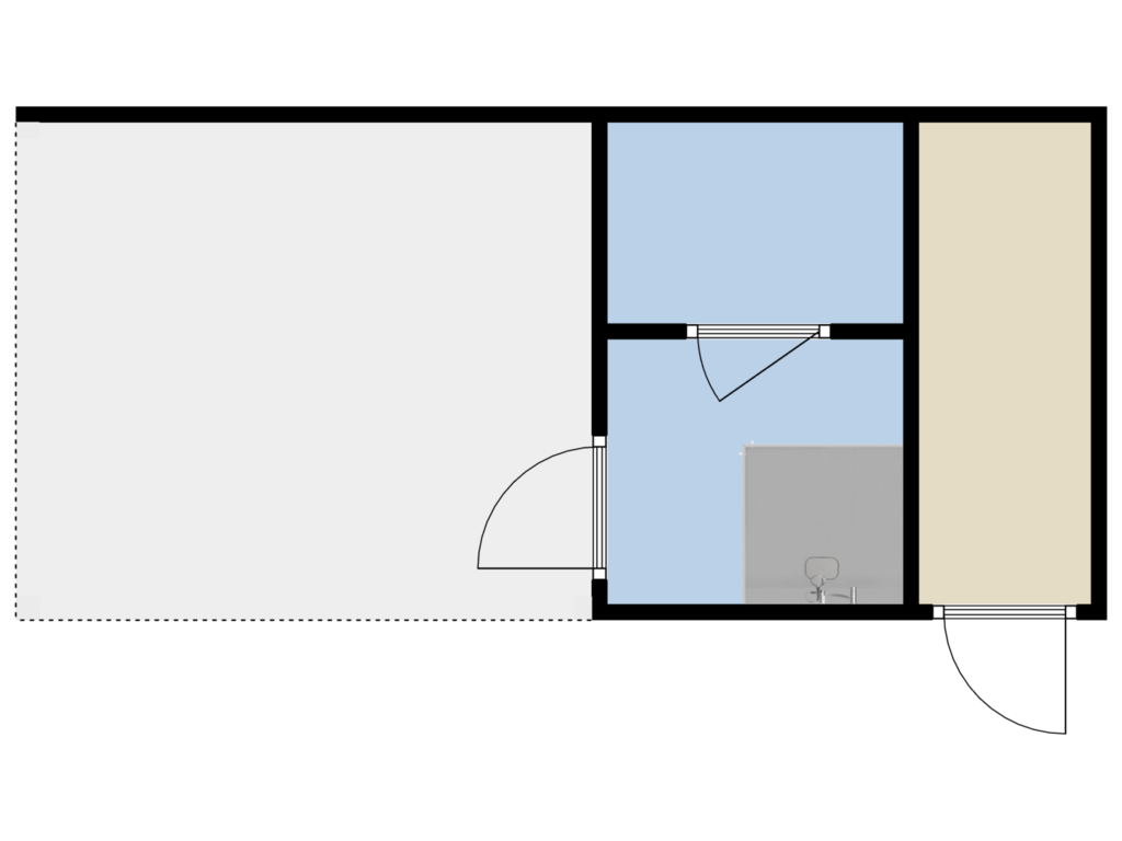 Bekijk plattegrond van SCHUUR van De Brink 9