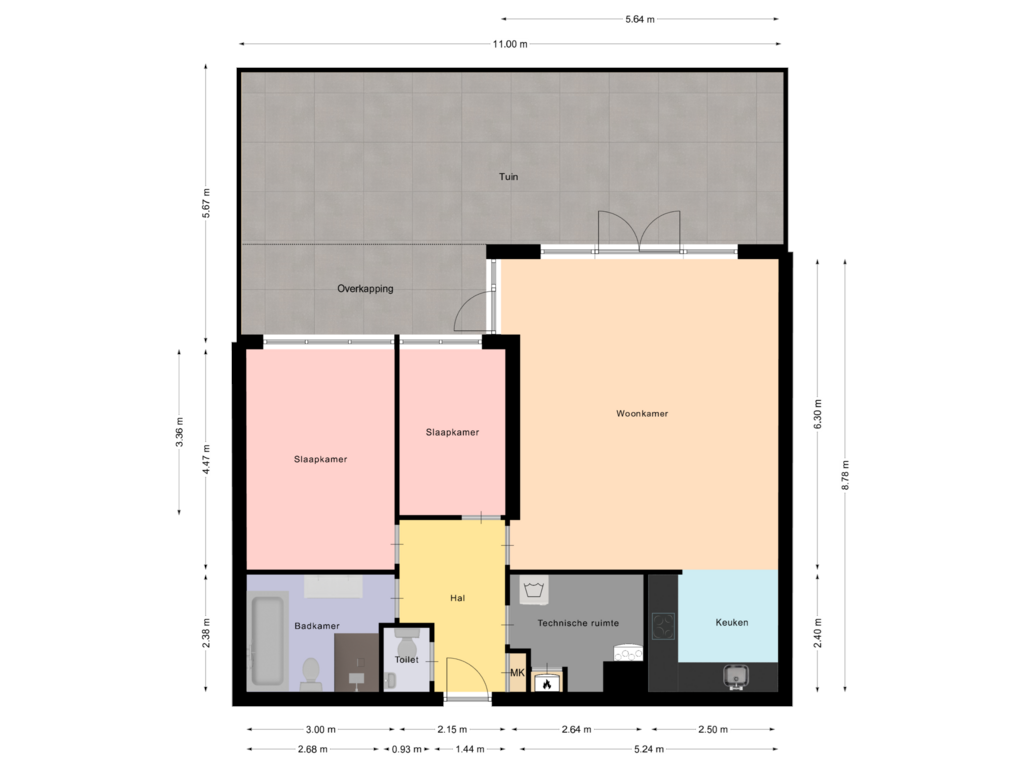 Bekijk plattegrond van First floor van De Cassij 30-A05