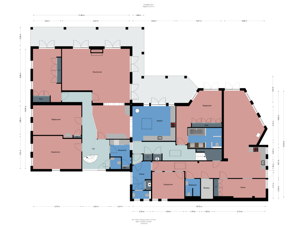 Bekijk plattegrond van Begane Grond van Doeldijk 22-A