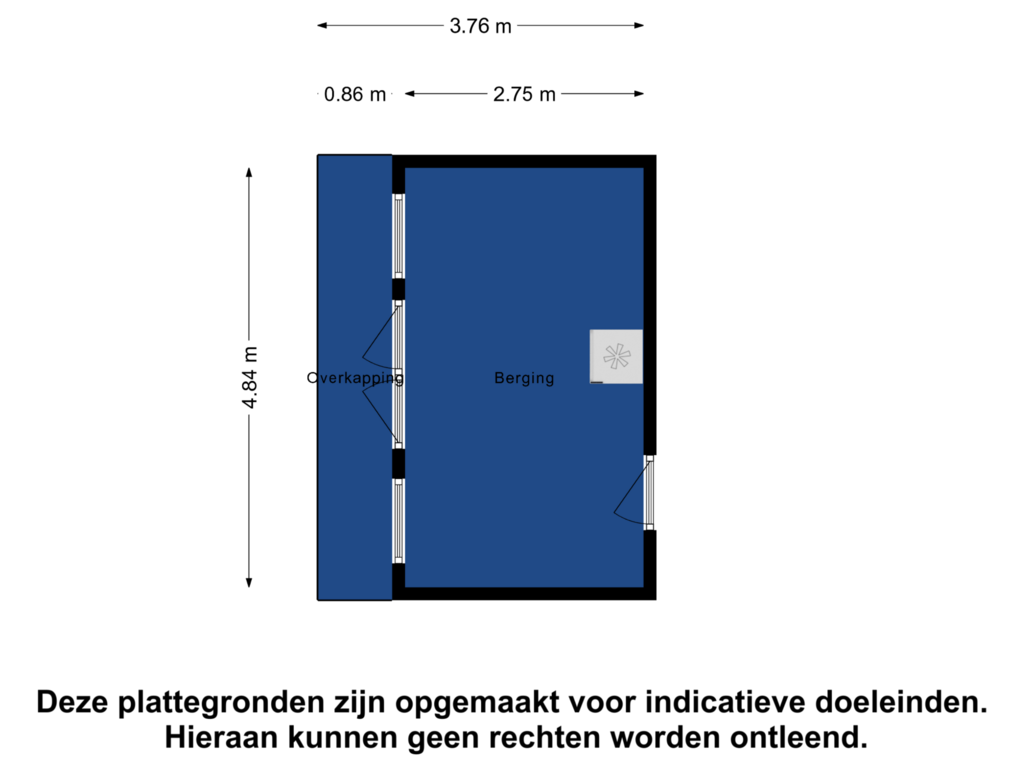 View floorplan of Berging of Winand Staringstraat 23