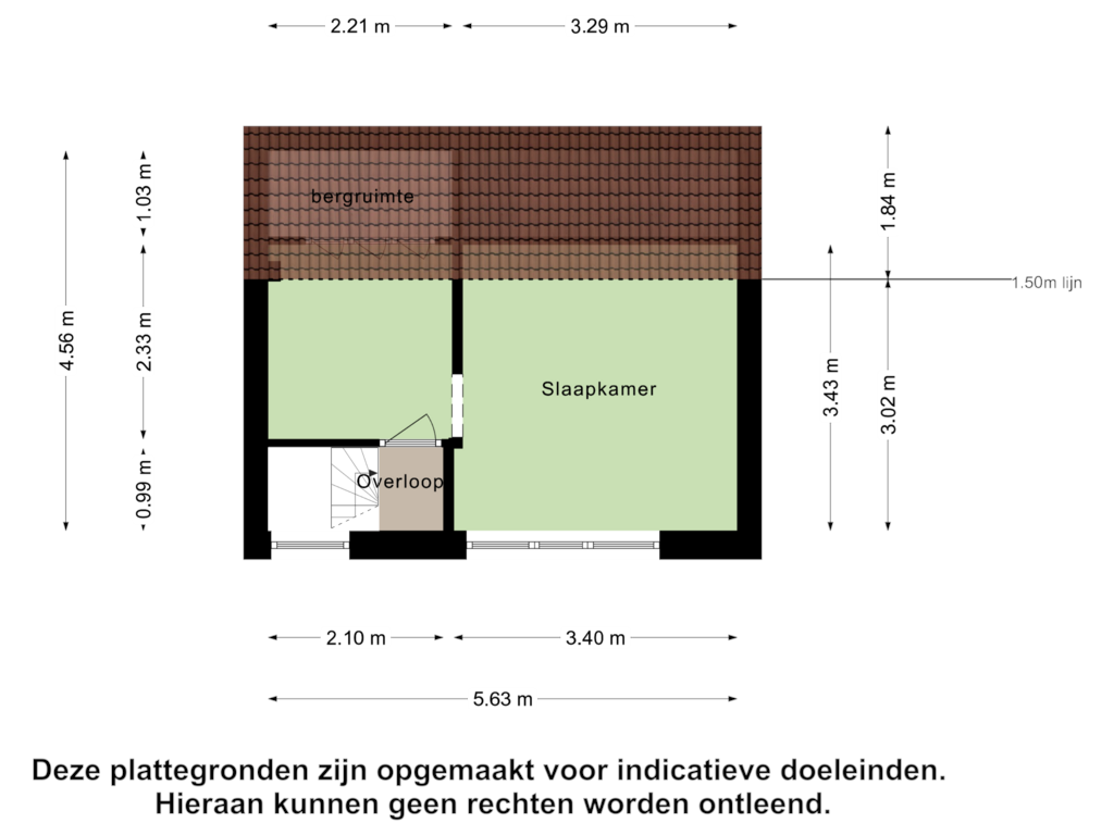 Bekijk plattegrond van Eerste Verdieping van Kempenhof 50