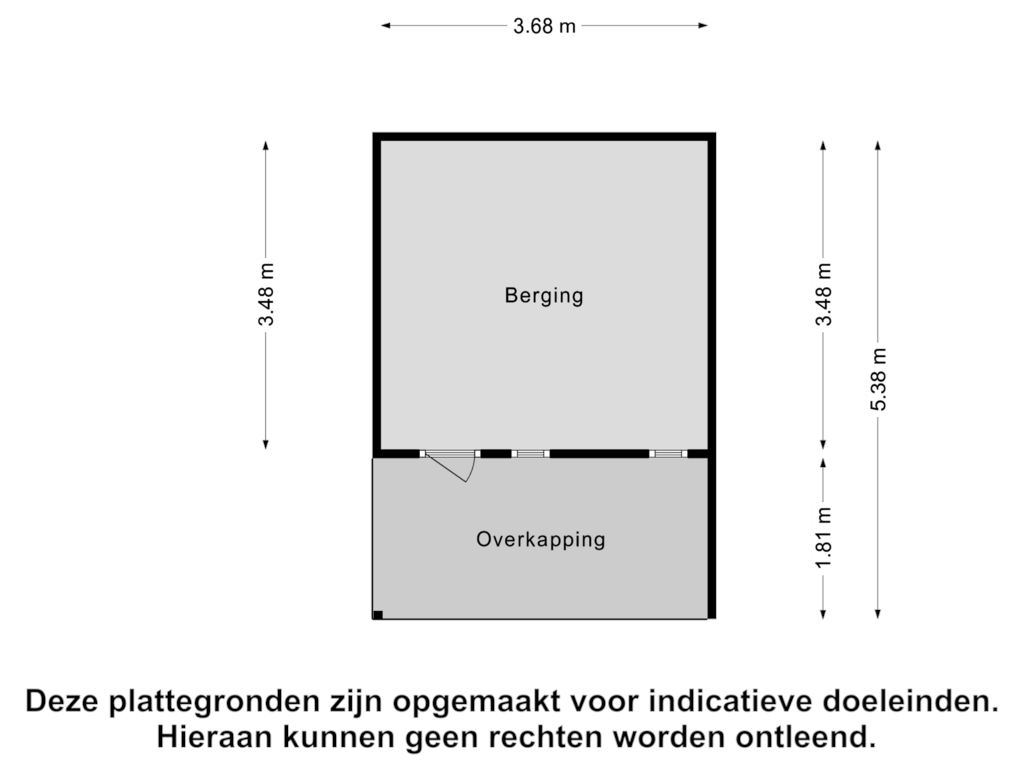 Bekijk plattegrond van Berging van Kempenhof 50