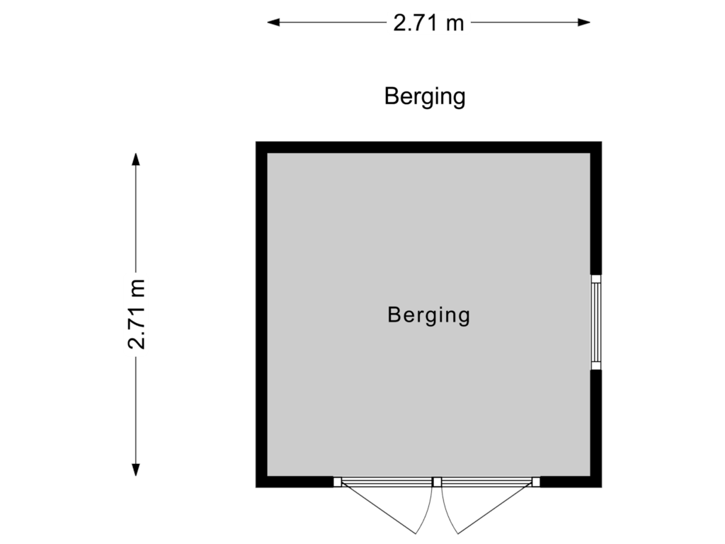 Bekijk plattegrond van Berging van Sportlaan 359