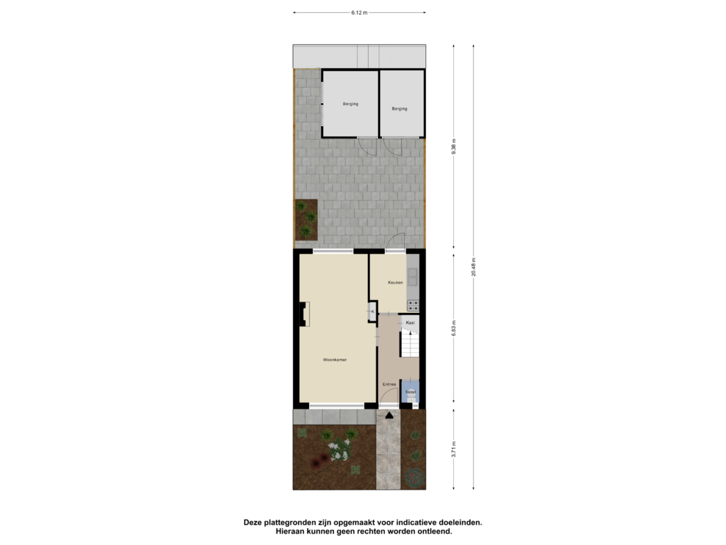 Bekijk plattegrond van Begane Grond_Tuin van Veenstraat 12