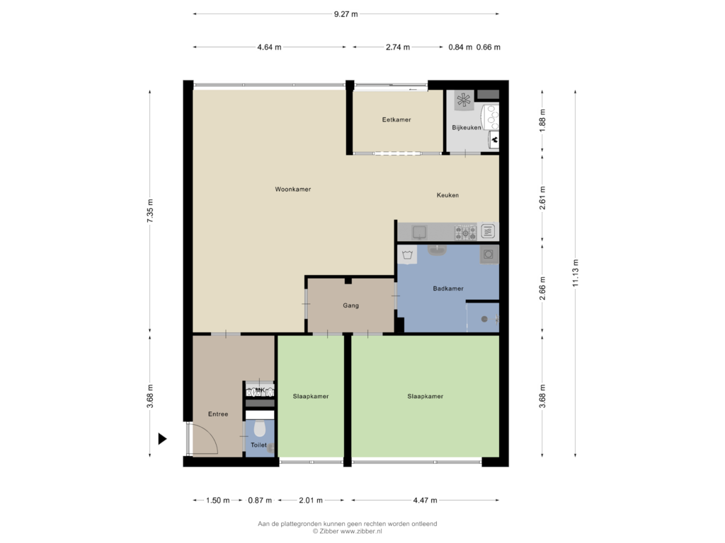 Bekijk plattegrond van Appartement van Besterdring 203