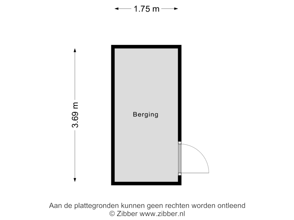 Bekijk plattegrond van Berging van Besterdring 203