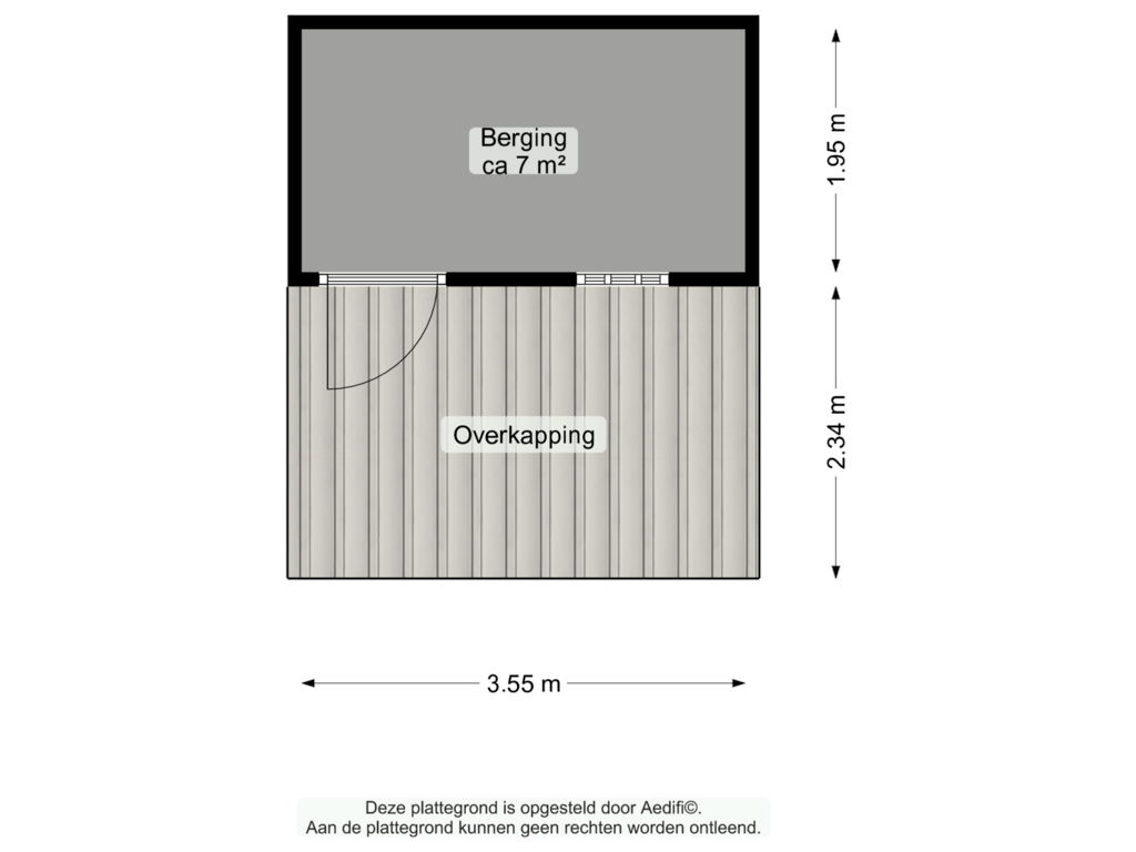 Bekijk plattegrond van Berging van Boterdiep Oz 38