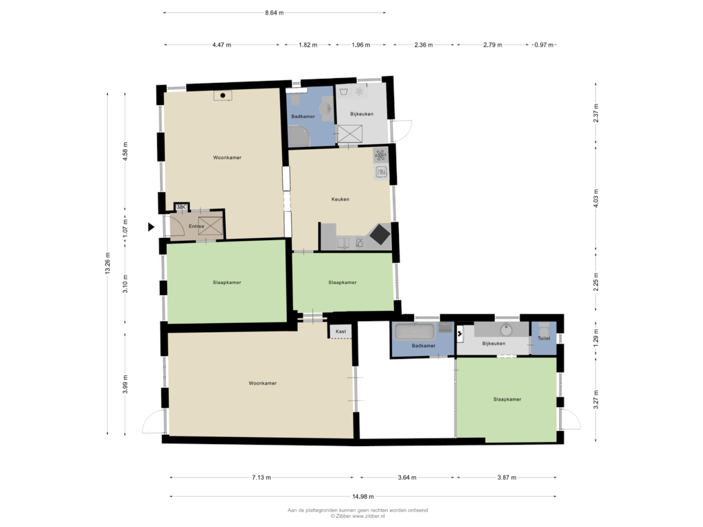 Bekijk plattegrond van Begane Grond van Dorpsstraat 21