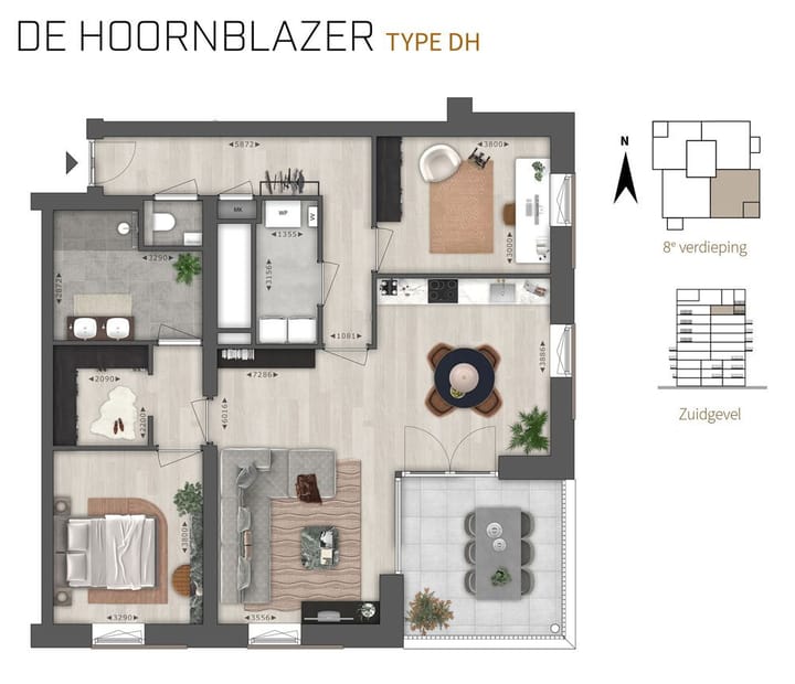 Foto 2 van Portier l De Hoornblazer (Bouwnr. 804)