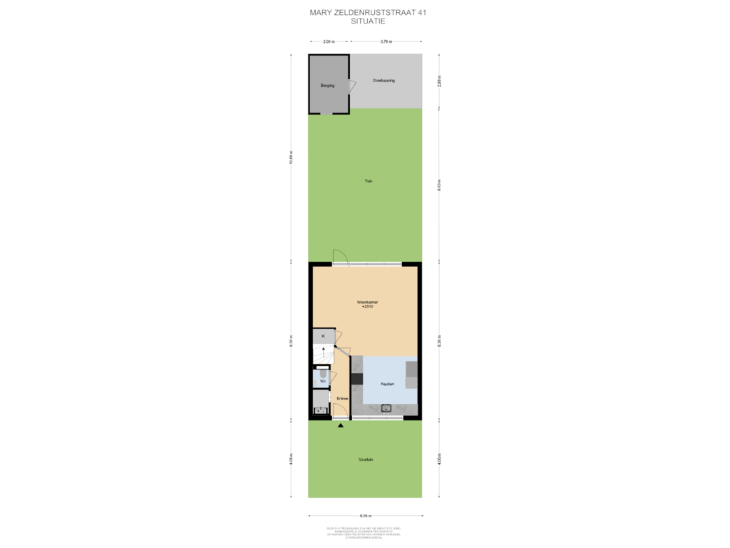 Bekijk plattegrond van Situatie van Mary Zeldenruststraat 41