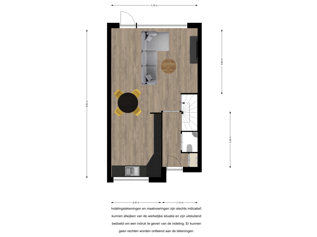 Bekijk plattegrond van Begane grond van Jeanne van Schaik-Willingstraat 5