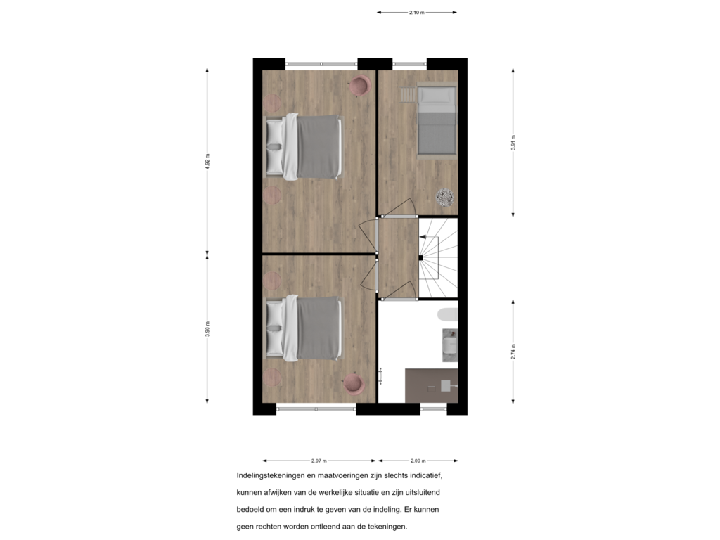 Bekijk plattegrond van Eerste etage van Jeanne van Schaik-Willingstraat 5