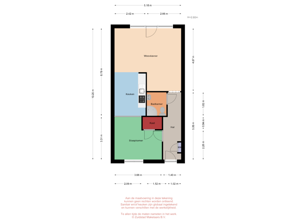 View floorplan of Baan 26-D - 1e verdieping of Baan 26-D