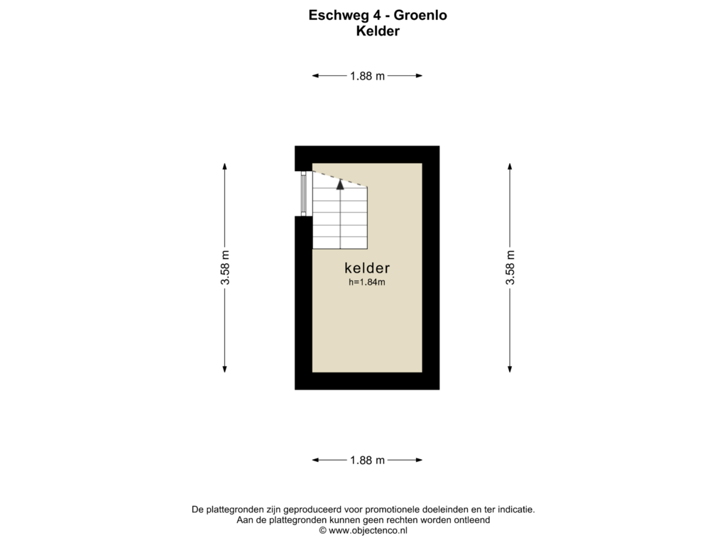 View floorplan of KELDER of Eschweg 4