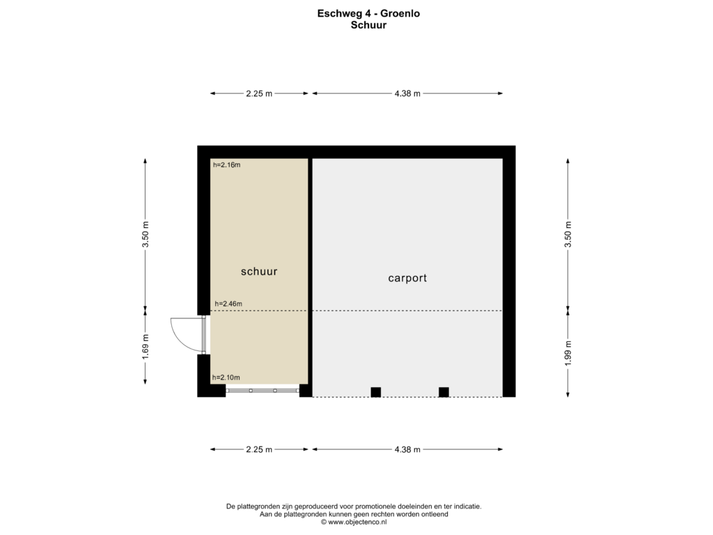 View floorplan of SCHUUR of Eschweg 4