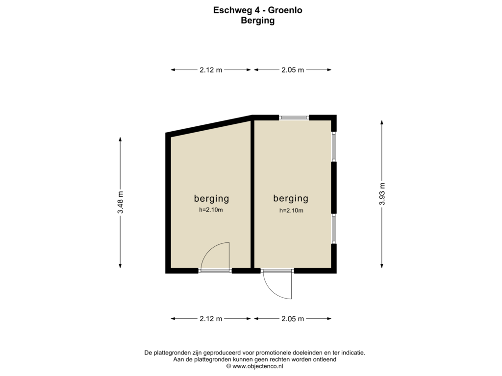 View floorplan of BERGING of Eschweg 4