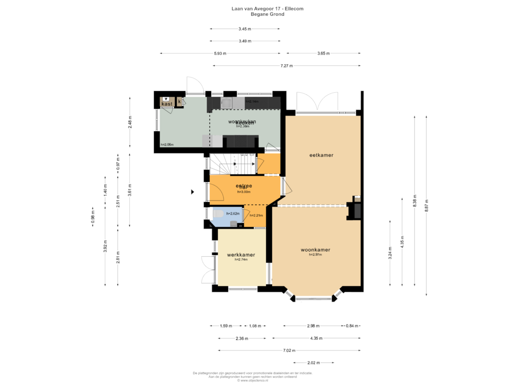 Bekijk plattegrond van BEGANE GROND van Laan van Avegoor 17