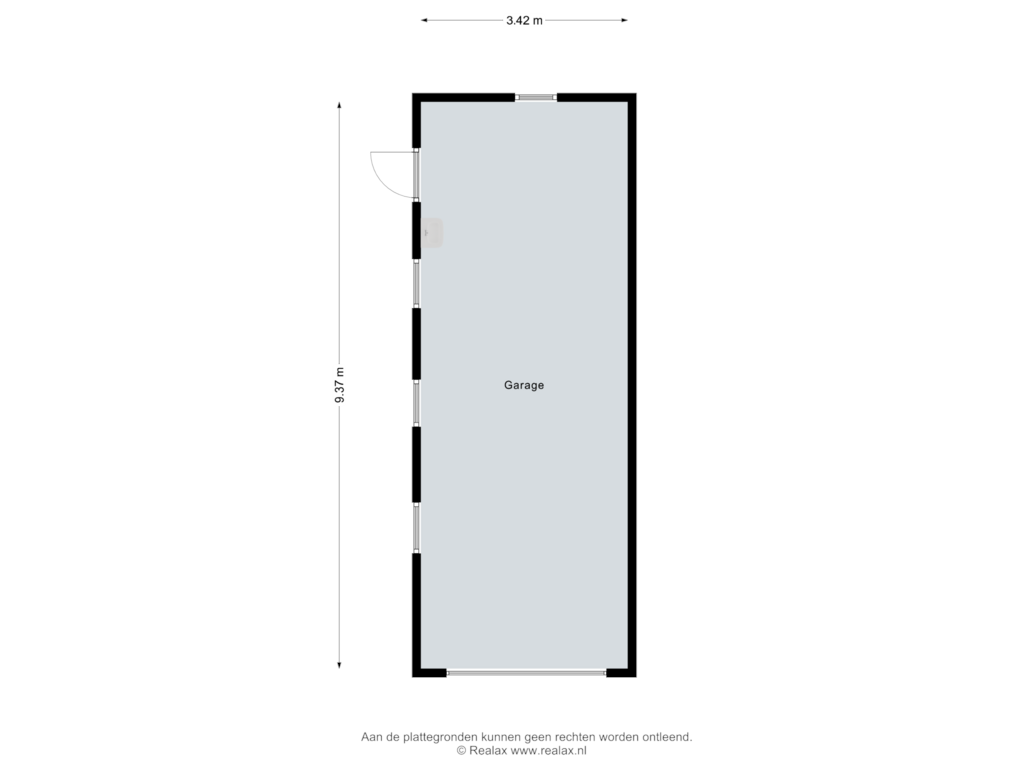 Bekijk plattegrond van Garage van Dorpsstraat 24