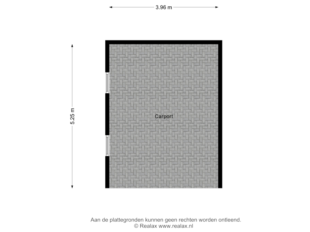 Bekijk plattegrond van Carport van Dorpsstraat 24