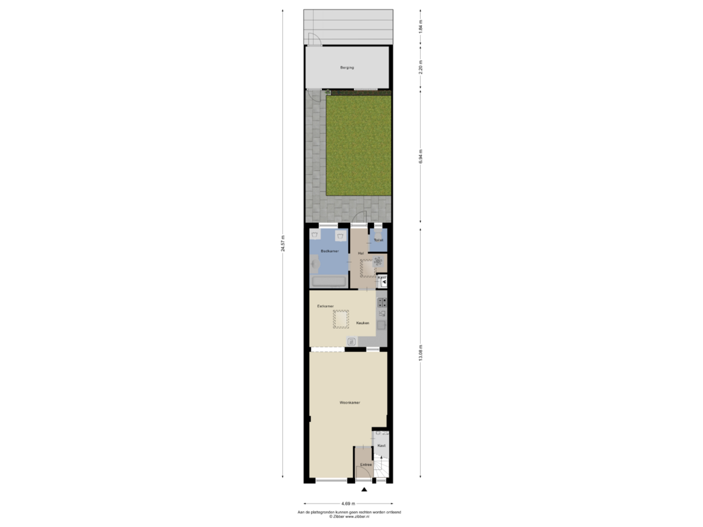 Bekijk plattegrond van Begane Grond Tuin van Nicolaas Beetsstraat 17