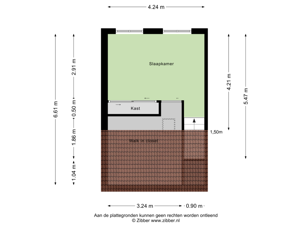 Bekijk plattegrond van Tweede Verdieping van Nicolaas Beetsstraat 17