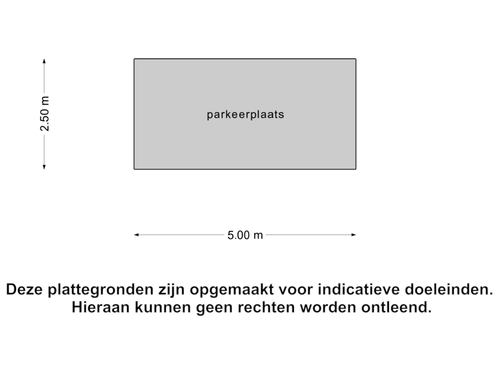 View floorplan of Parkeerplaats of Madridstraat 37