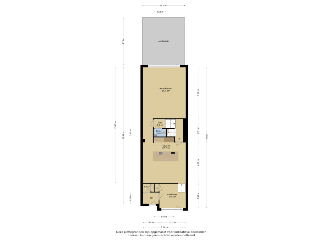 View floorplan of Woning overzicht of Madridstraat 37