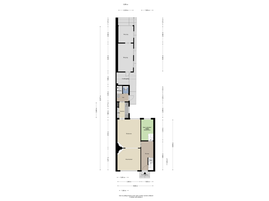 Bekijk plattegrond van Begane Grond van Bataviastraat 14