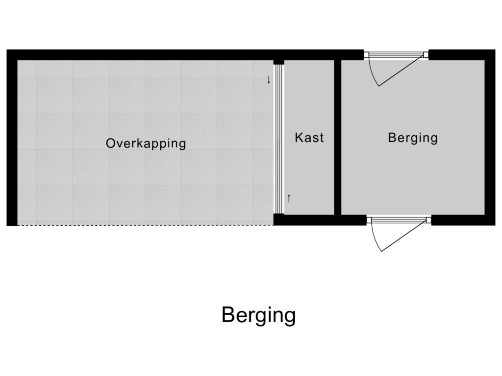 Bekijk plattegrond van Berging van Steenbokstraat 2