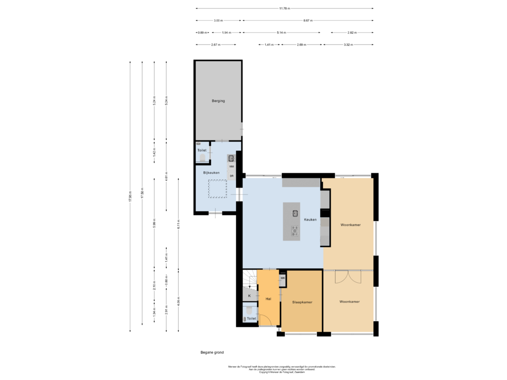 Bekijk plattegrond van Begane grond van Duijves Weer 2