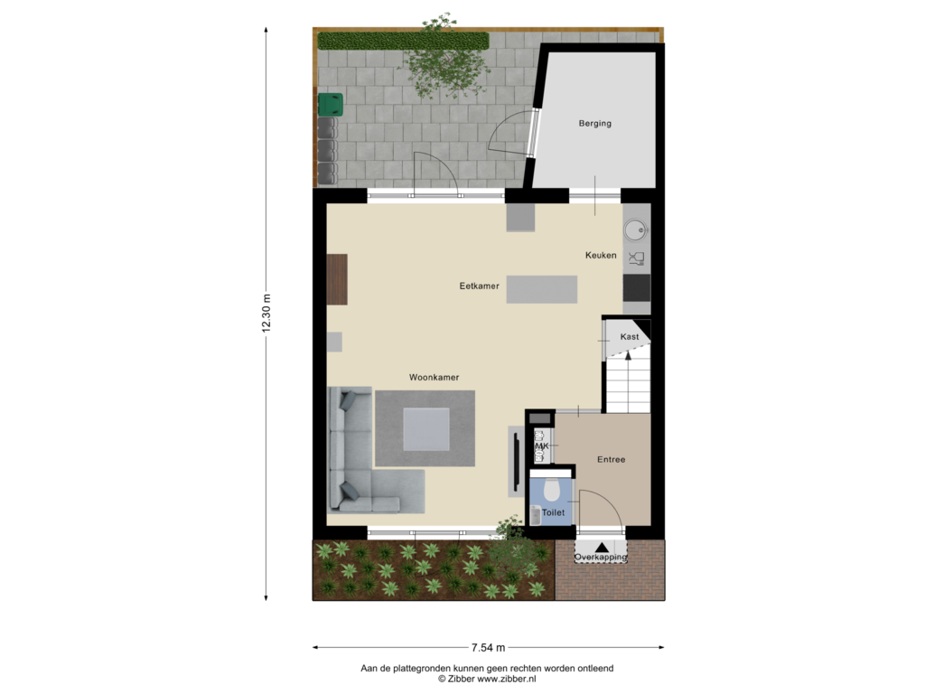 View floorplan of Begane Grond_Tuin of Stentorlaan 43