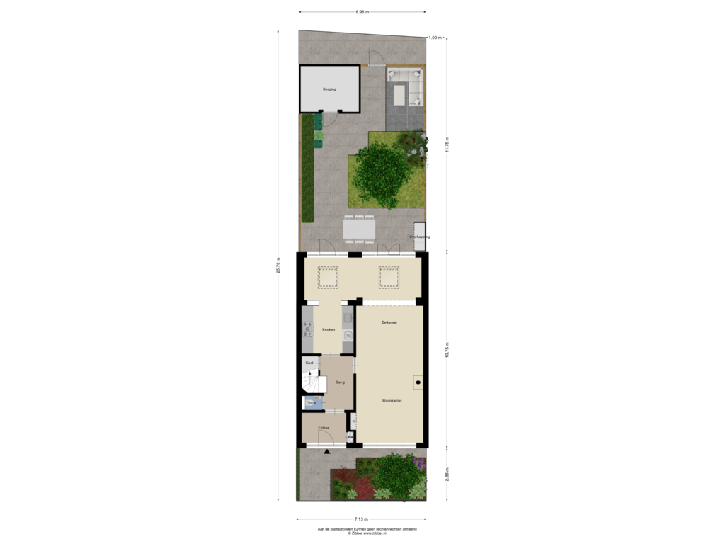 Bekijk plattegrond van Begane Grond-Tuin van St Gertrudislaan 19