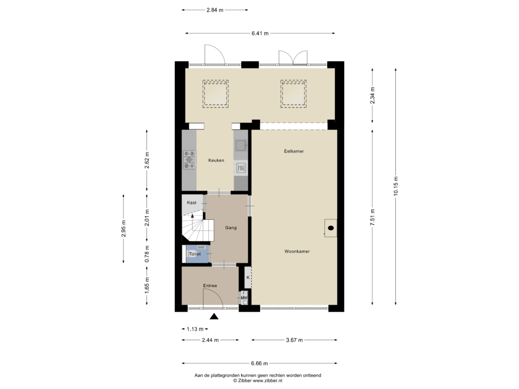 Bekijk plattegrond van Begane Grond van St Gertrudislaan 19