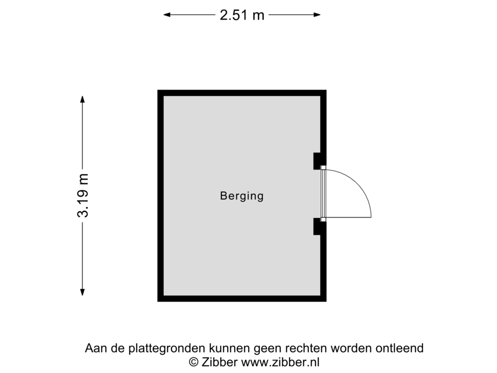 Bekijk plattegrond van Berging van St Gertrudislaan 19