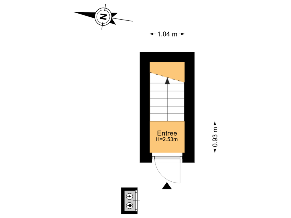 Bekijk plattegrond van Begane Grond van Reaumurstraat 3-A