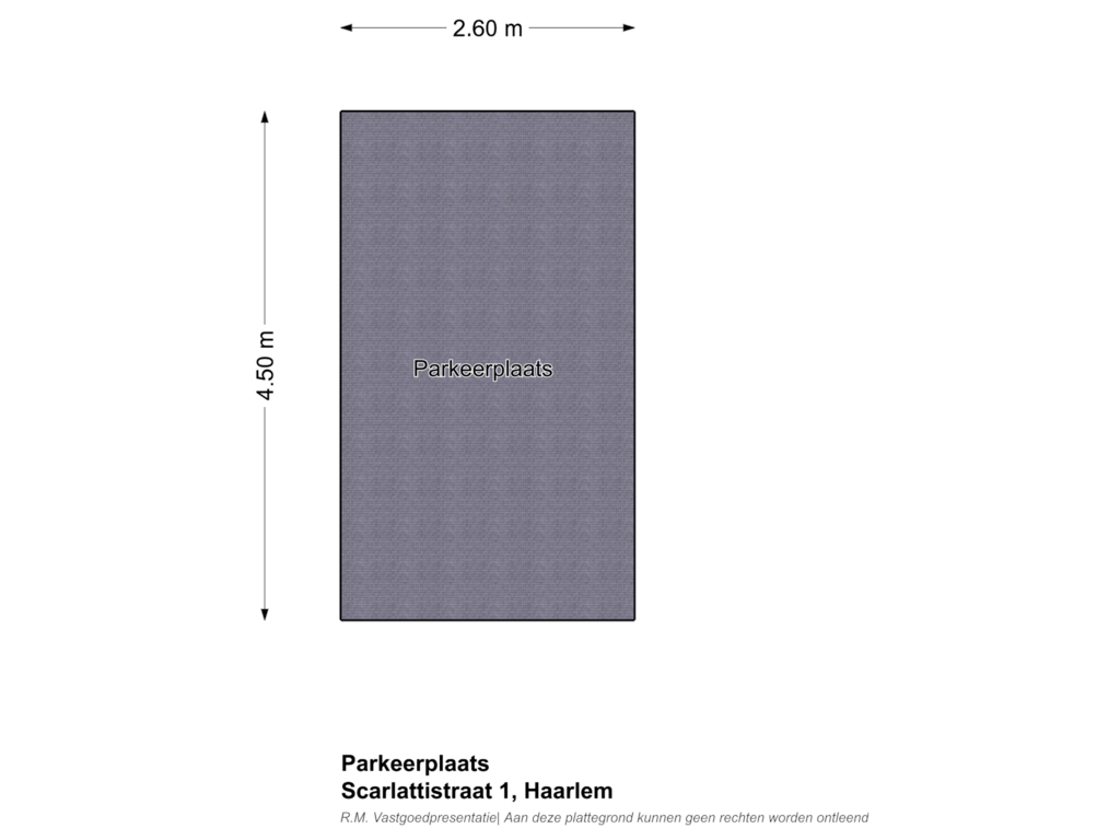 View floorplan of Parkeerplaats of Scarlattistraat 1