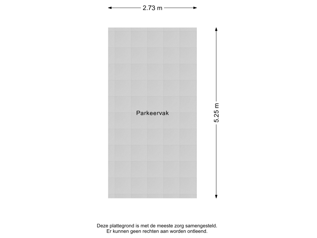 View floorplan of Parkeervak of Strevelsweg 875