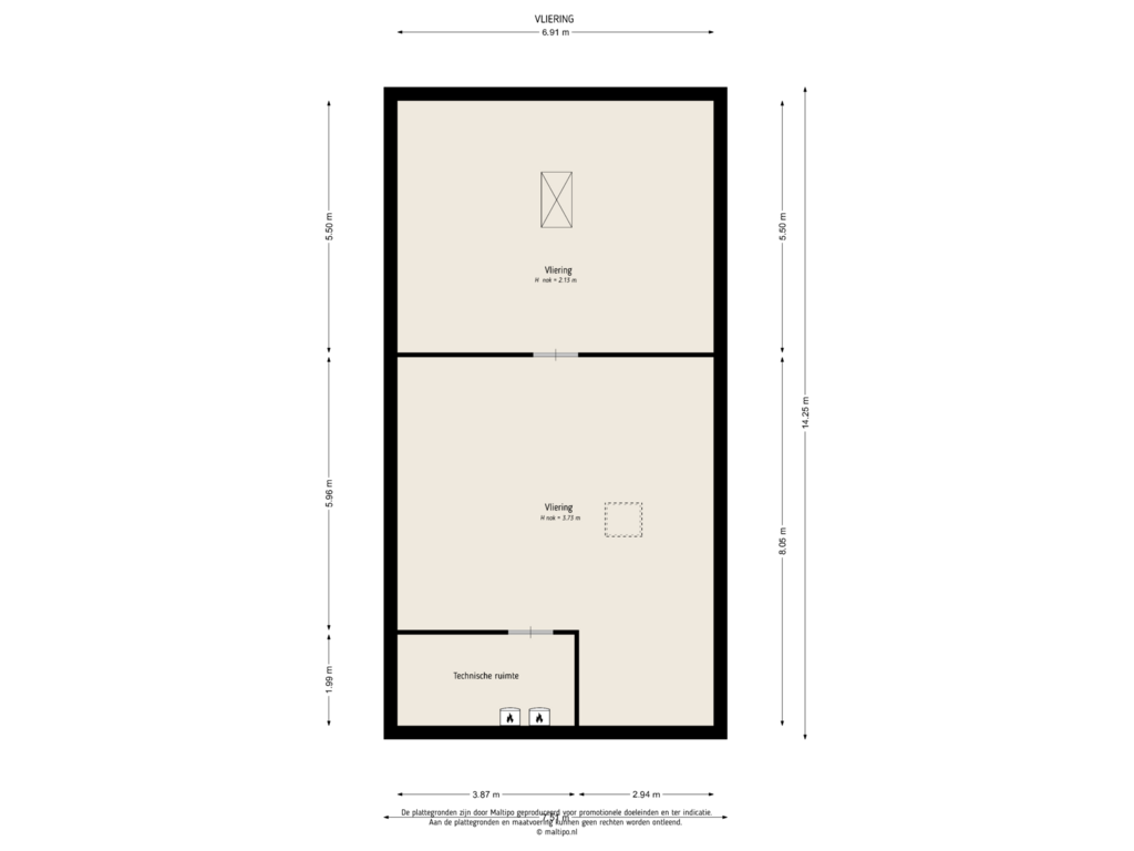 Bekijk plattegrond van Vliering van Hogestraat 20